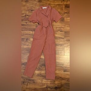 Astr the label utility jumpsuit luxury old money 90s Balletcore Barbie vsco